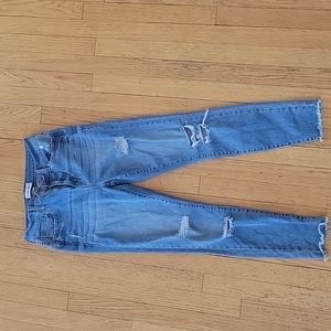 Studio Blue (stitch fix) high rise distressed jeans